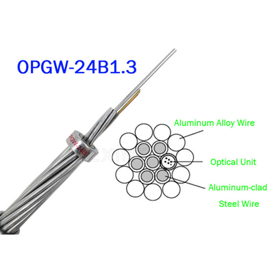 Van de de Vezel Optische Kabel 24B1.3 van OPGW ADSS Waaier 60 130 het Metaaldraden van de Machtstelecommunicatie