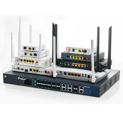 FTTH 10 Gigabit Ethernet 16 Havens 1U GPON OLT Compatibel met Diverse Soorten ONT