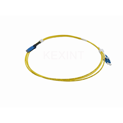KEXINT 2M MDC UPC naar LC UPC Uniboot Duplex OS2 Single Mode LSZH (OFNR) 2,0 mm glasvezel patch kabel