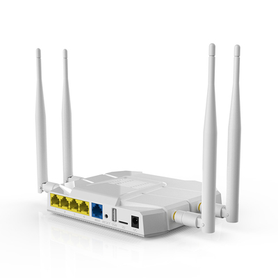 KEXINT Wifi Router 4K Streaming Long Range Cover met USB-poorten Dual Band Wireless Router