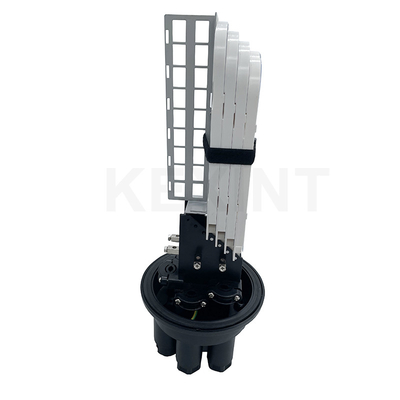 KEXINT 96 Core met adapterbeugel en 4 splice trays Glasvezel Dome type splice sluiting