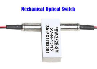 Het Apparaten1x2 Mechanische Optische WDM 850 1310 van de vezel Optische Schakelaar FSW 1550 Testgolflengte