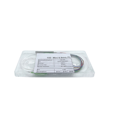 APC Mini Type Single Mode Fiber van Sc van KEXINT 1x3 het Verlies Kleine Grootte van de Splitsers Lage Toevoeging