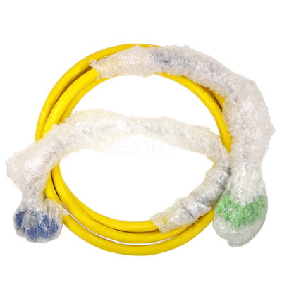 FTTH 64 Kabels van het de Vezelflard van Kernenunitube de Gele met Verschillende Schakelaar