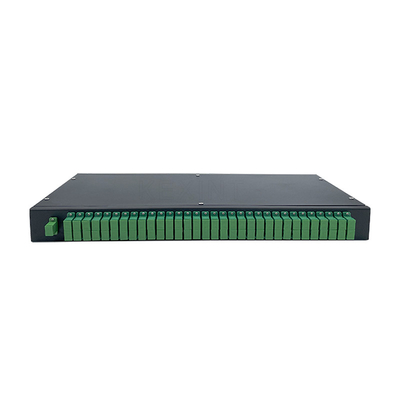 1U 19 Duimrek zetten Vezel Optische PLC APC van Splitsers1x64 Sc Schakelaar op