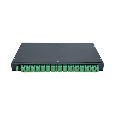 1U 19 Duimrek zetten Vezel Optische PLC APC van Splitsers1x64 Sc Schakelaar op