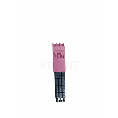 KEXINT ELiMENT MDC 3 Port Adapter Mmultimode Heather Violet Met 3 stofproppen Match MDC Patch Cord