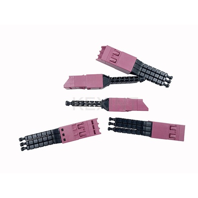 KEXINT ELiMENT MDC 3 Port Adapter Mmultimode Heather Violet Met 3 stofproppen Match MDC Patch Cord