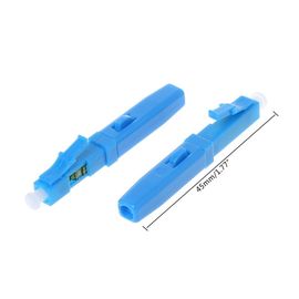 Blauwe LC-Type Vezel Optische Snelle Schakelaar, Optische Kabelschrijnwerker FTTH
