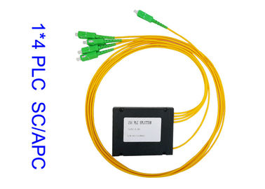 1x4 vezel Optische PLC Splitser, FTTH-ABS PLC Splitser 3,0 1260nm aan 1650nm-Golflengte