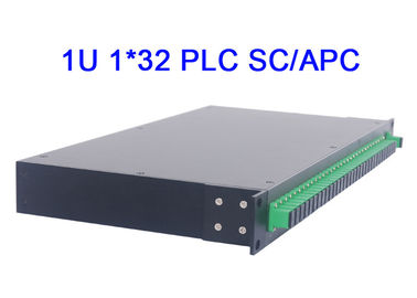 de Vezel zet het Optische PLC van 1U 1x32 Rek van de Splitsersmodule Digitaal Laag toevoegingsverlies op