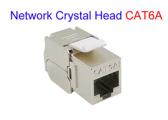 Van FTP SFTP het CAT6A Beschermde Geplateerde Cat5e Cat7 RJ45 Netwerk Crystal Head van de het Koper Elektrokabel Glod
