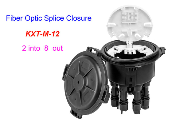 12 kern 2 in uit Sc-8 Bijlage Openluchtplc van IP68 1 X 8 van de Vezel de Optische Sluiting Splitser