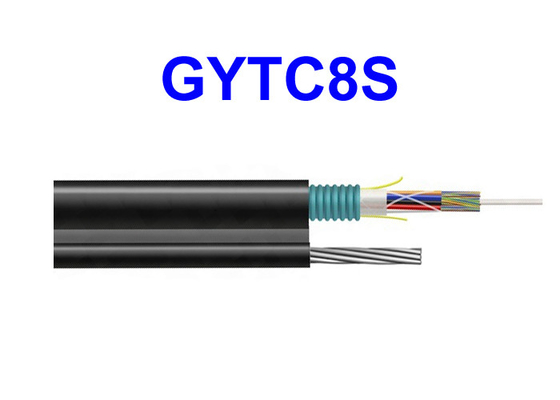 GYTC8S de openlucht van de het Staaldraad van de Vezel Optische Gepantserde Kabel Zelfstandige Telecommunicatie wijdden Overheadkosten