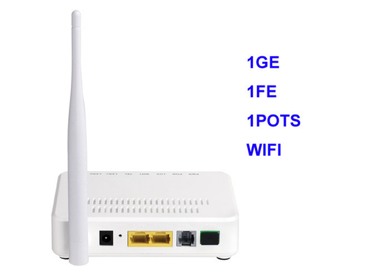 Het Apparaat GEPON 1Ge 1 FE 1 Potten WIFI 802.11b/G/N XPON van het vezelnetwerk ONT Gigabit ONU