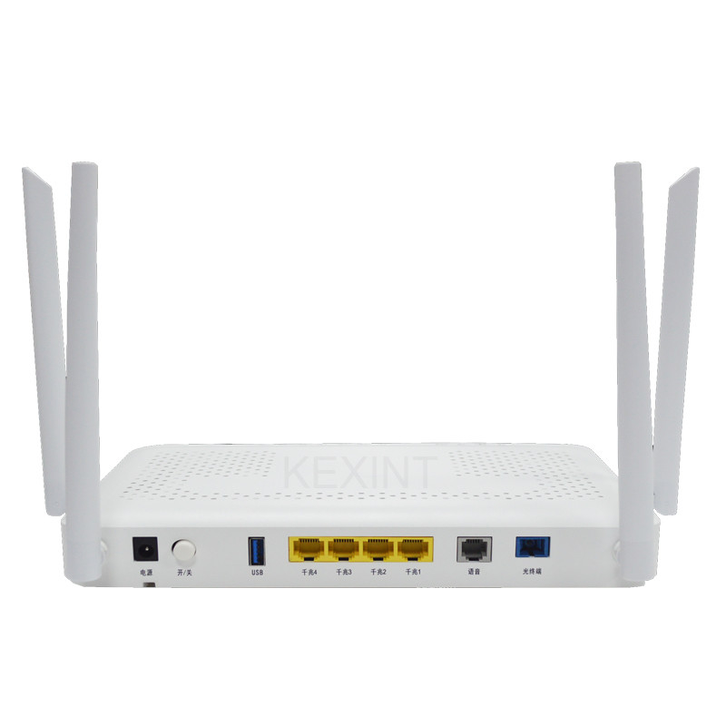 KEXINT FTTR Gigabit Ethernet Slimme Miniont, 4GE-POTTEN 2.4G 5G WIFI6 XPON ONU